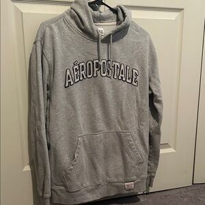 Aeropostale Gray Men's Hoodie with Logo
